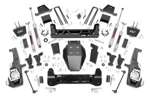 Chevrolet Silverado 2500 HD Suspension Lift Kit - Rough Country - Torsion Drop - '20-'25 Chevrolet Silverado 2500 HD Suspension Lift Kit - Rough Country - Torsion Drop - '20-'25